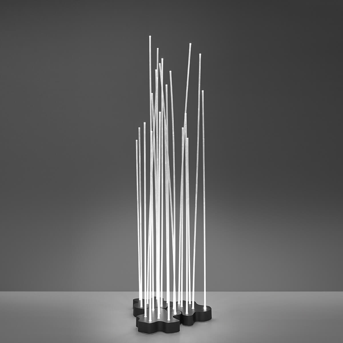 Artemide Outdoor Reeds Outdoor IP67 LED Terra, Triple, anthrazitgrau