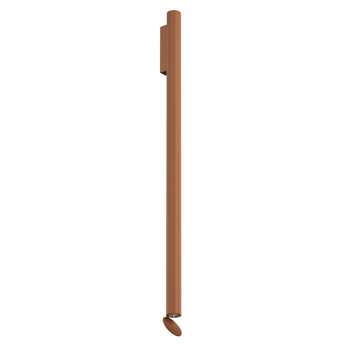 Flos Flauta H1000 Riga LED Wandleuchte, Kupfer eloxiert