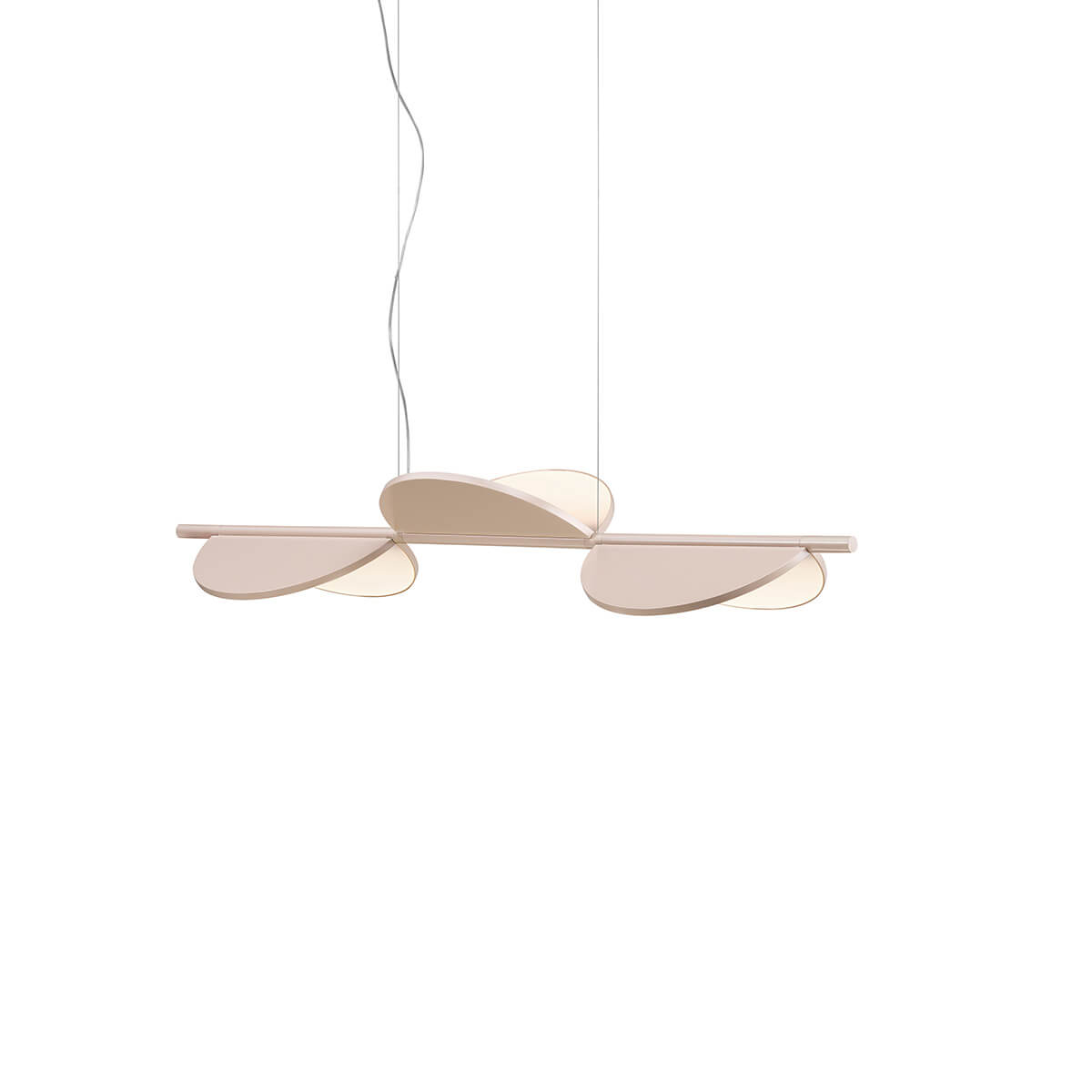Flos Almendra Linear S3 LED Pendelleuchte, nude matt (©Flos)