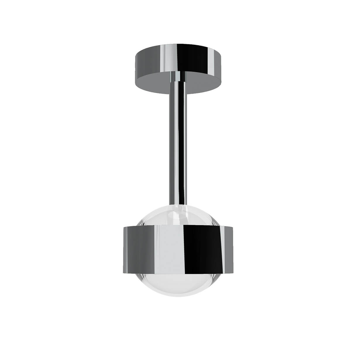 Top Light Puk Mini Eye Ceiling LED Deckenleuchte, Gehäuse, Chrom, mit Linse klar (nicht inbegriffen)
