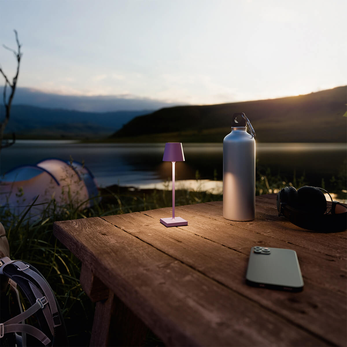 Sigor Nuindie pocket LED Akkuleuchte, Flex-Mood, veilchenlila