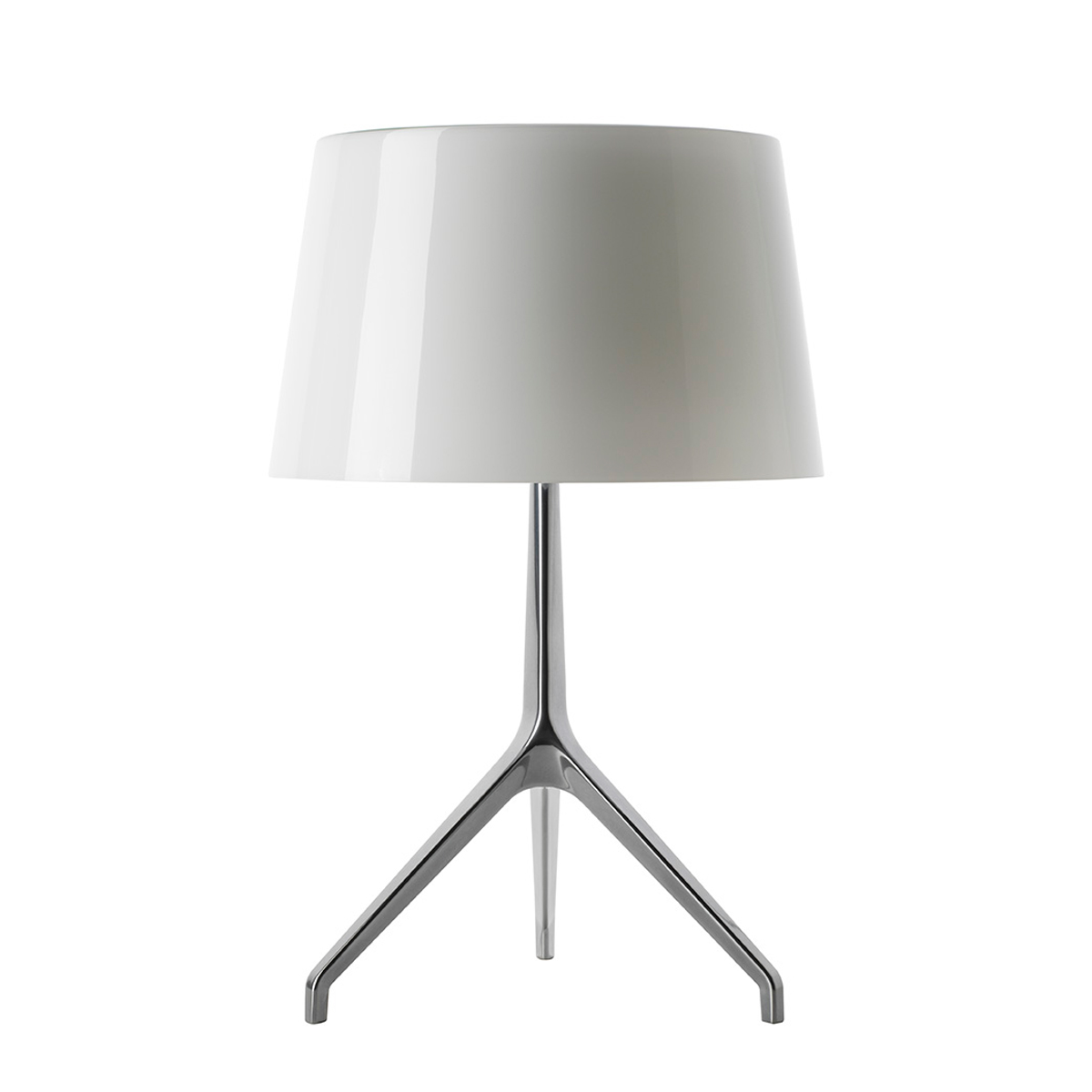 Foscarini Lumiere XXL Tavolo, alluminio / bianco (Aluminium / weiß)