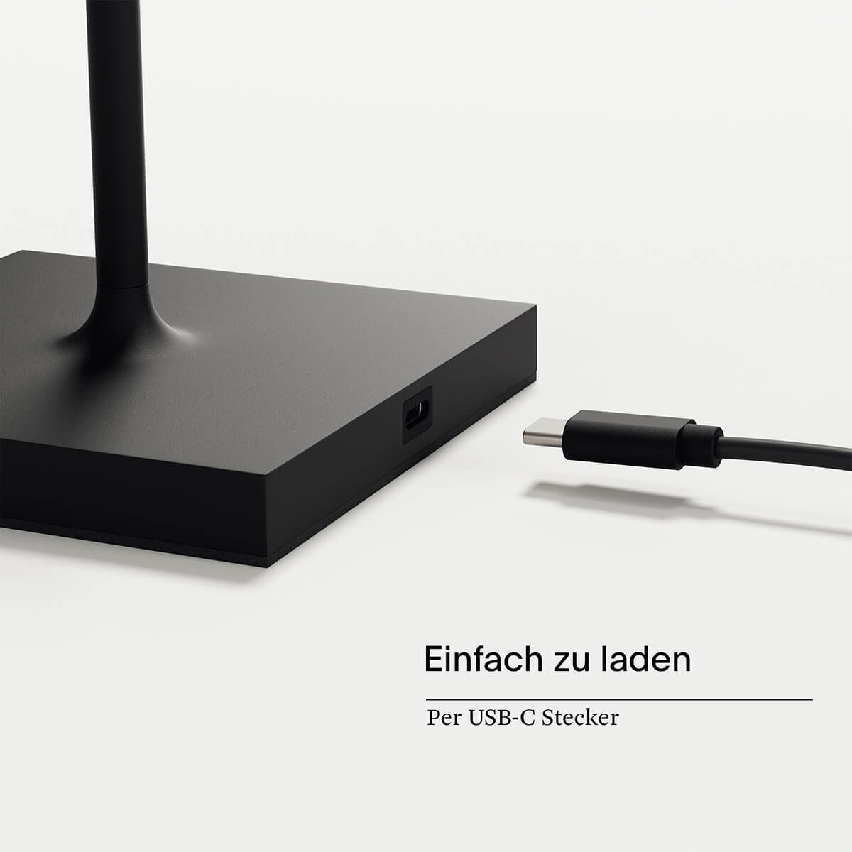 Sigor Nuindie LED Akkuleuchte, Flex-Mood, nachtschwarz, Modelle mit USB-C-Ladenanschluss