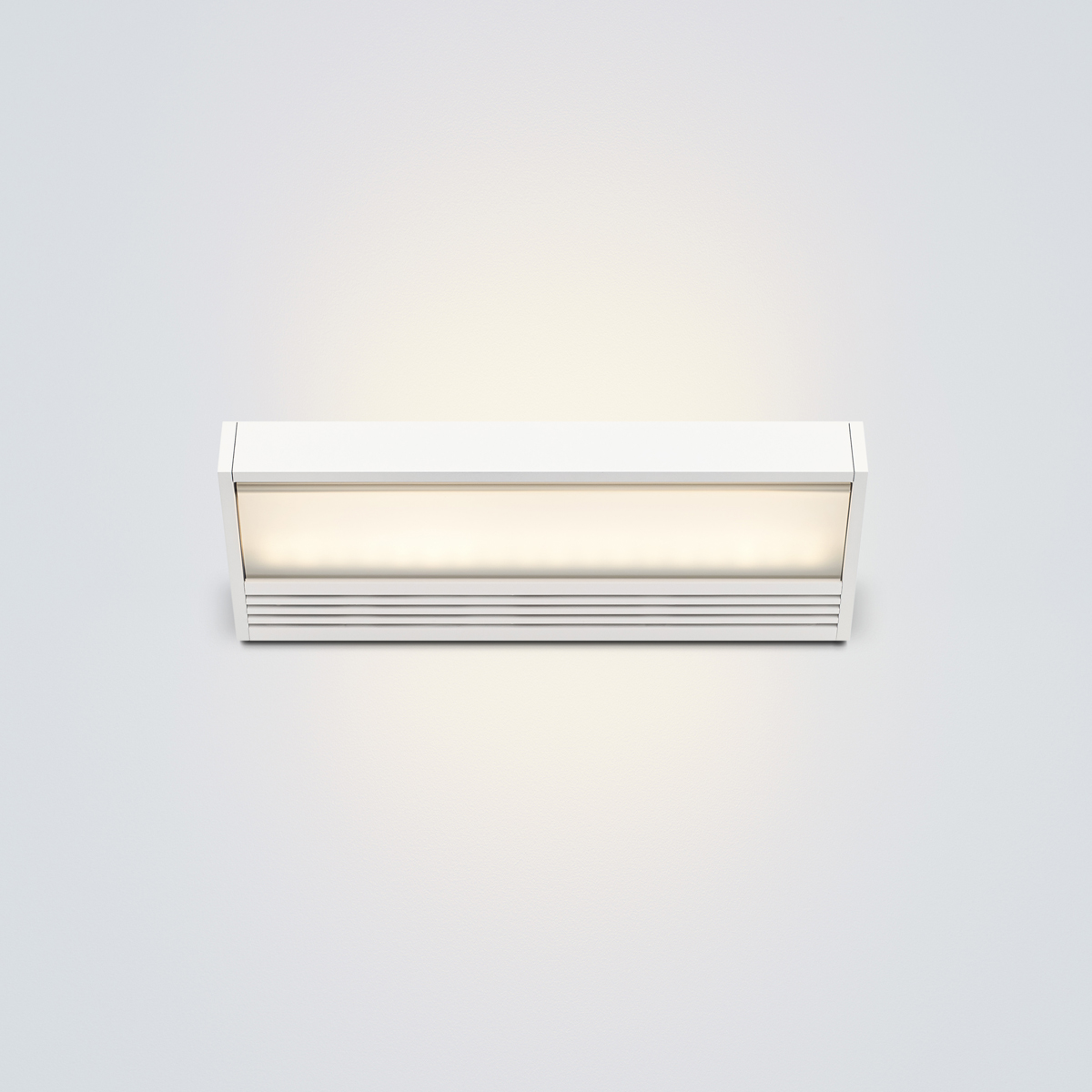 Serien.lighting SML² 220 Wall LED, weiß lackiert, Gläser: satinée