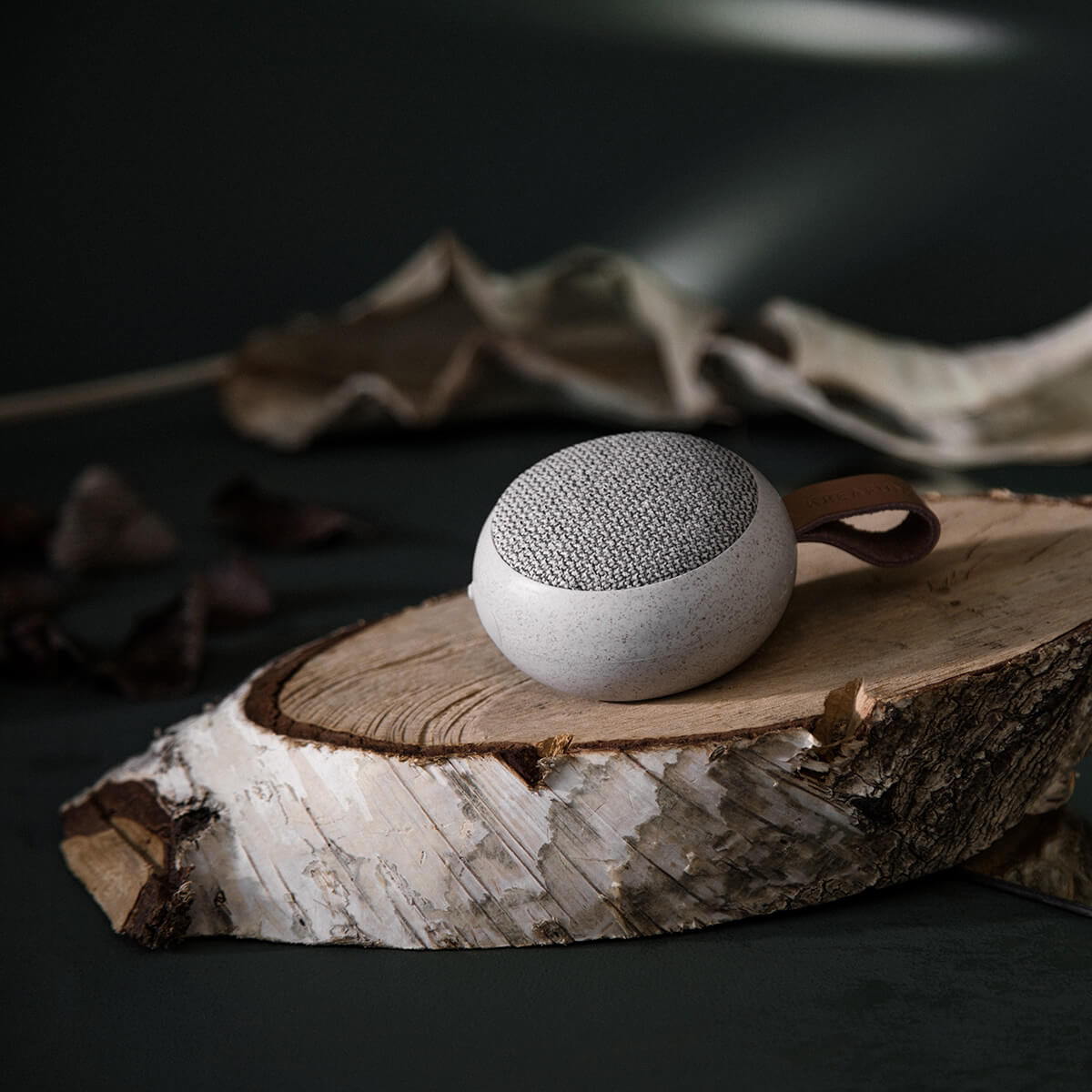 Kreafunk aGO II CARE Bluetooth Lautsprecher, grau meliert