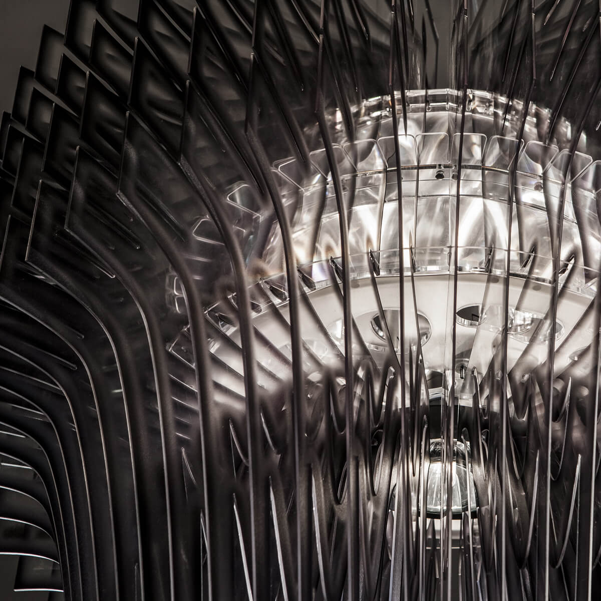 Slamp Aria Suspension XL, black fade (schwarz)