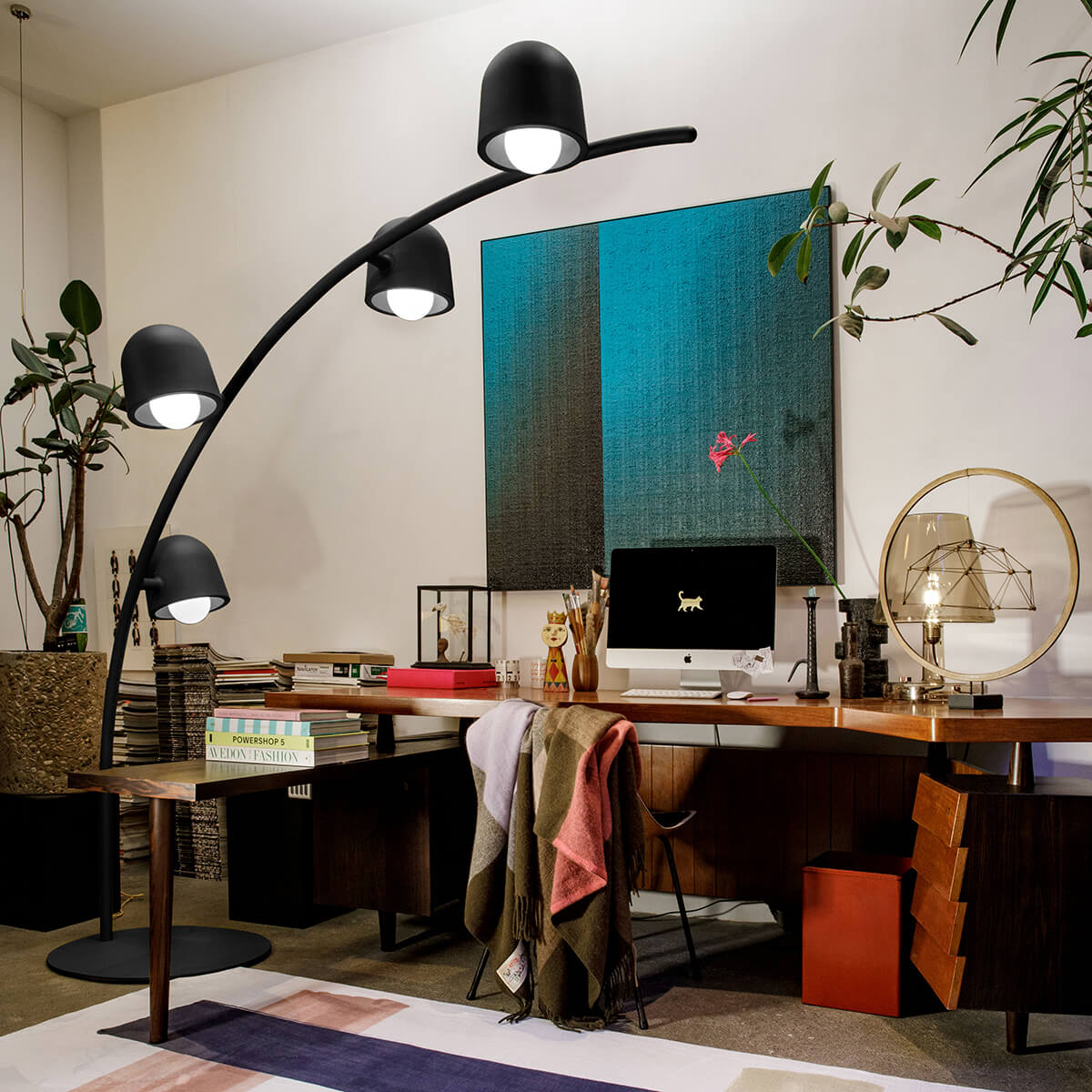 Fatboy Big Lebow Bogenleuchte, anthrazit