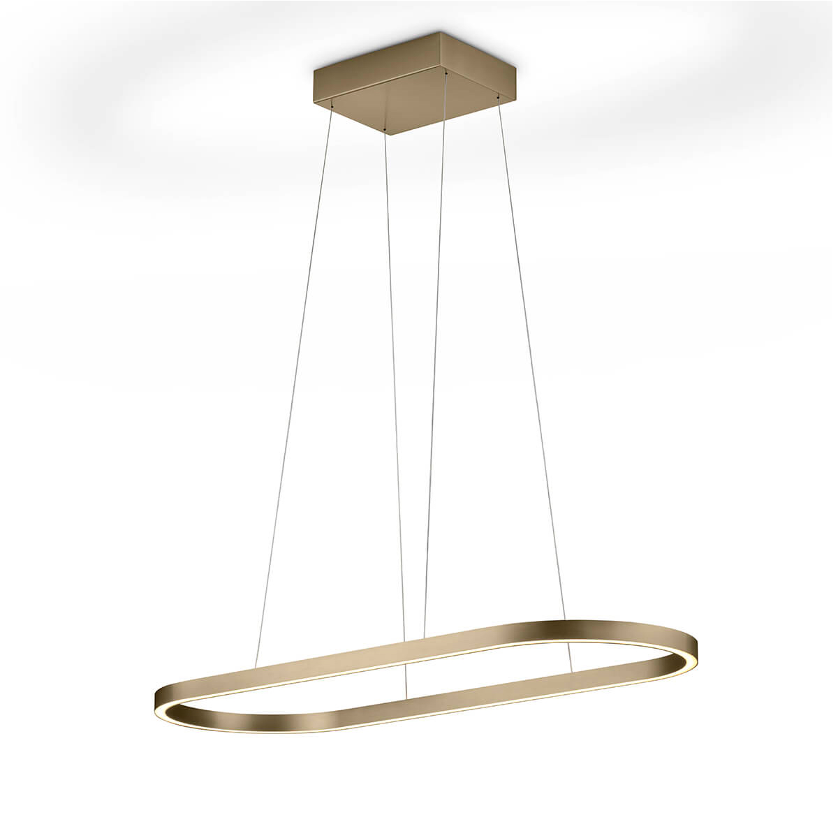 Knapstein Elin LED Pendelleuchte, Effekt Bronze
