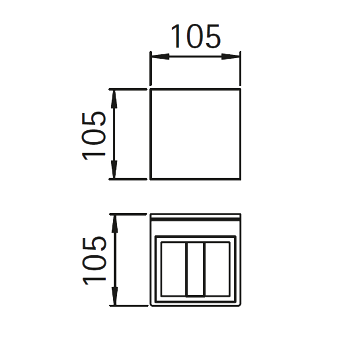 Albert Leuchten 2339 Wandstrahler, eng/breit