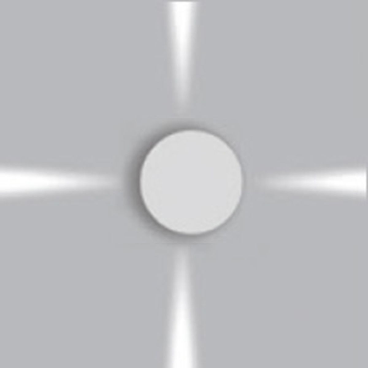Artemide Outdoor Effetto 16R LED Außenwandleuchte 4N, 4 x 4°, hellgrau