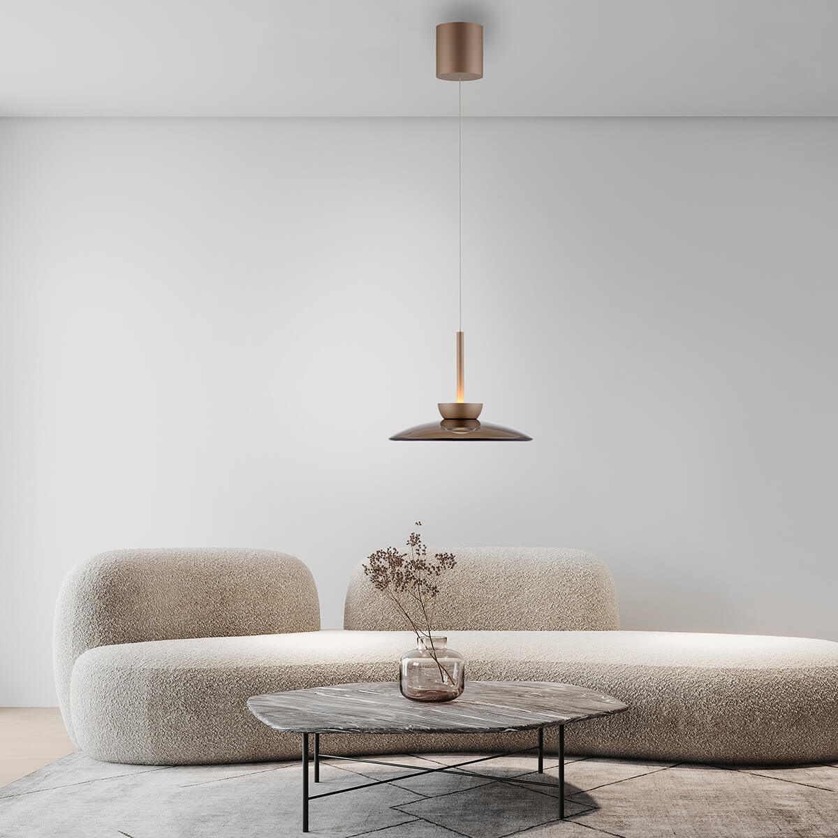 Neuhaus PURE Moon LED Pendelleuchte, Bronze