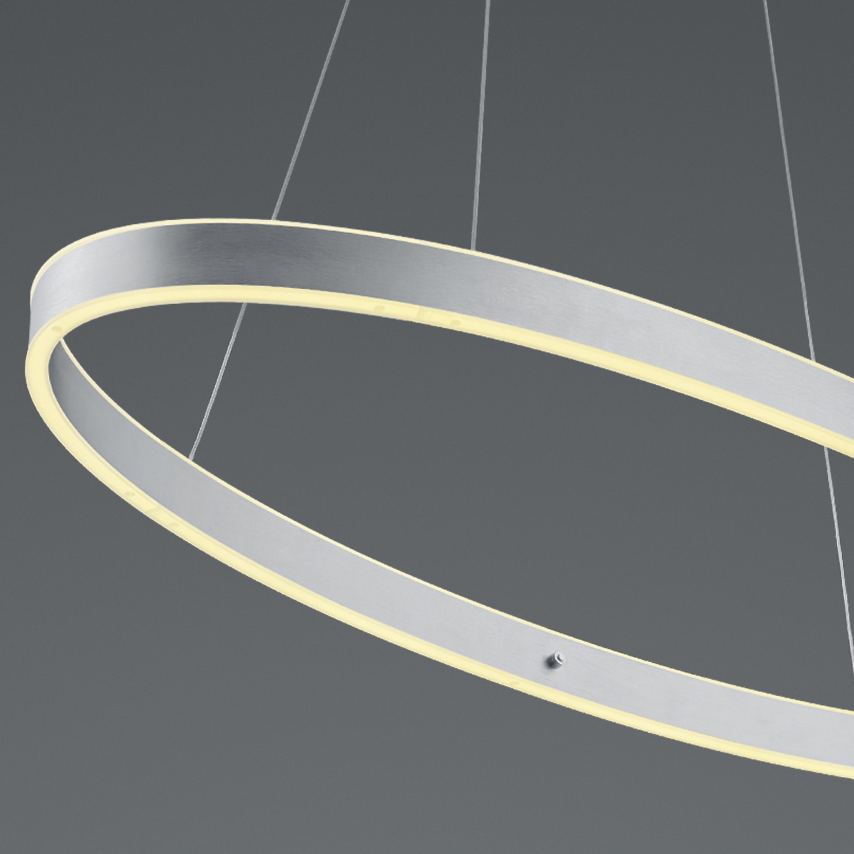 HELL Delta 20469 LED Pendelleuchte, Aluminium eloxiert