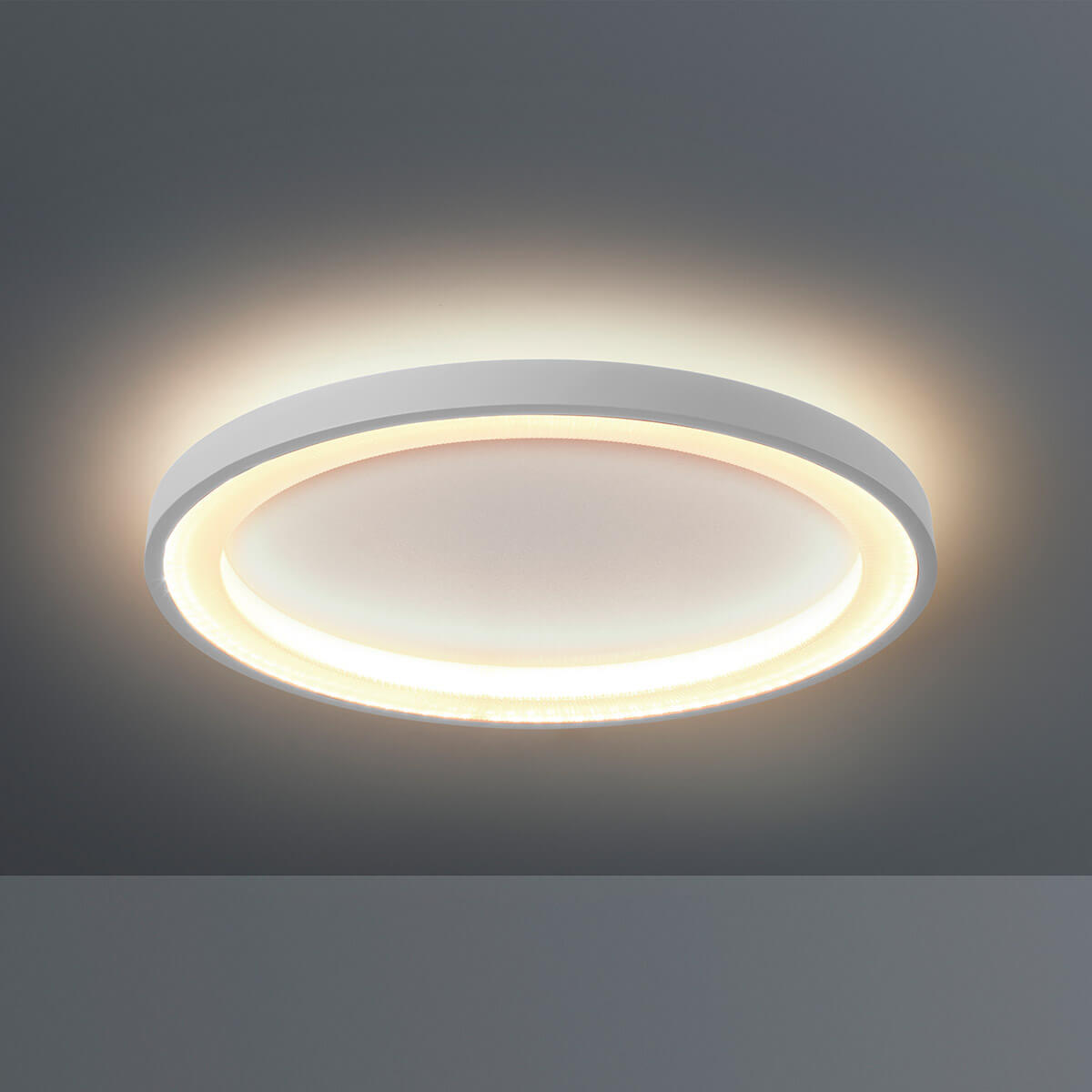 Escale Loud LED Wand- / Deckenleuchte, Ø: 35 cm, mit Casambi-Modul, Aluminium matt