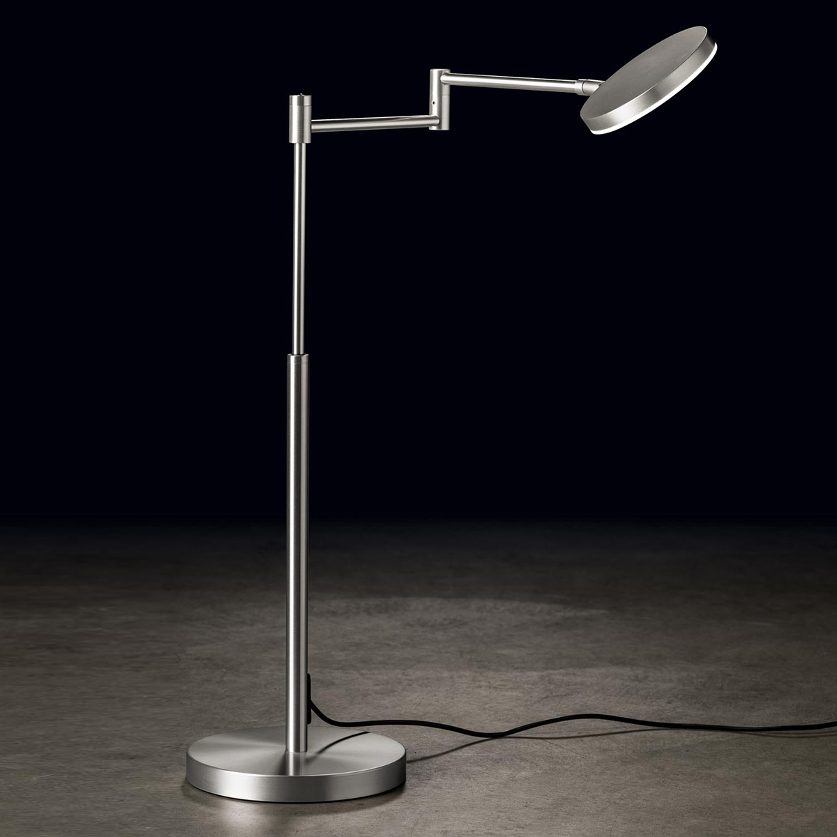 Holtkötter Plano T LED Tischleuchte, Aluminium matt