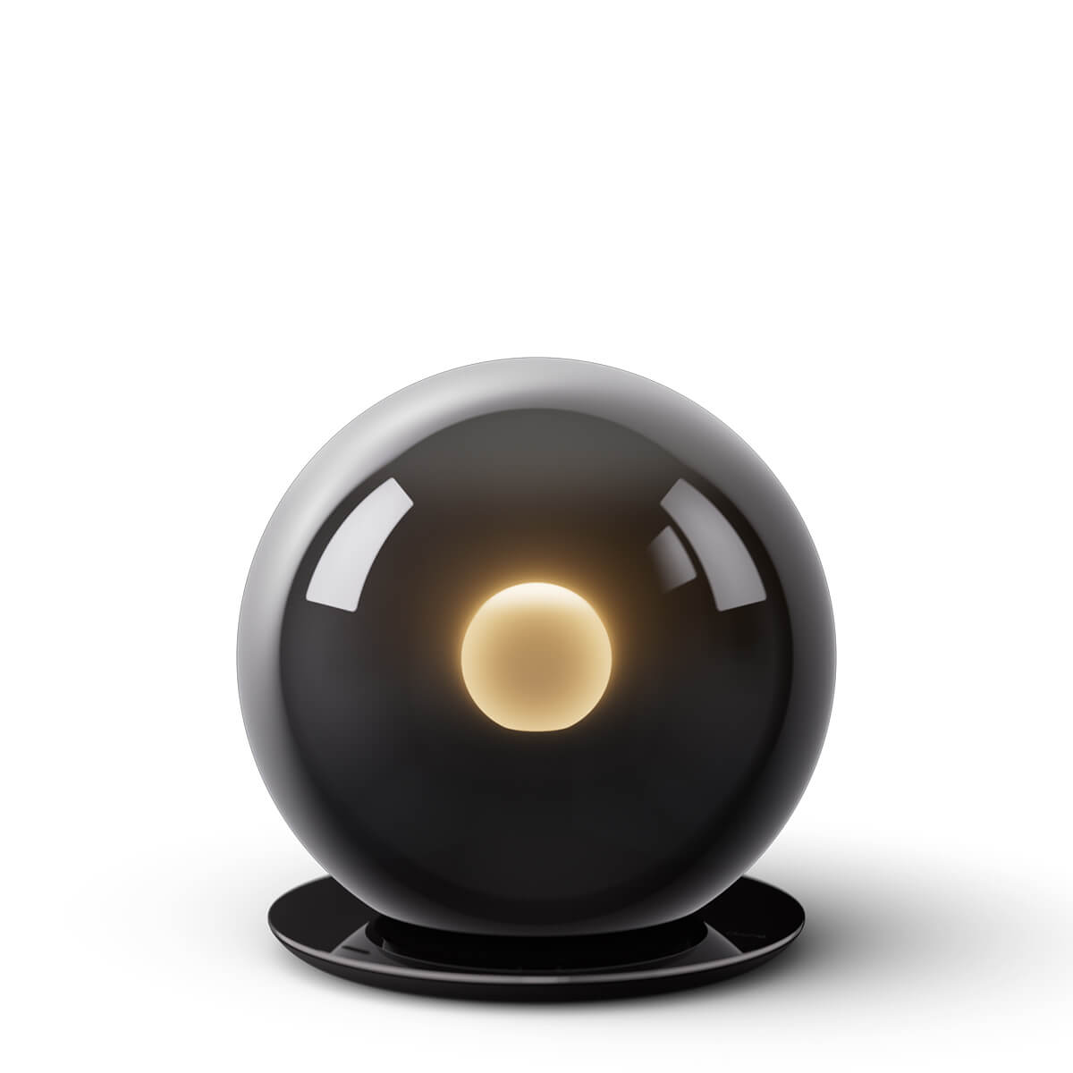 Occhio Luna basso LED Tischleuchte, dark chrome