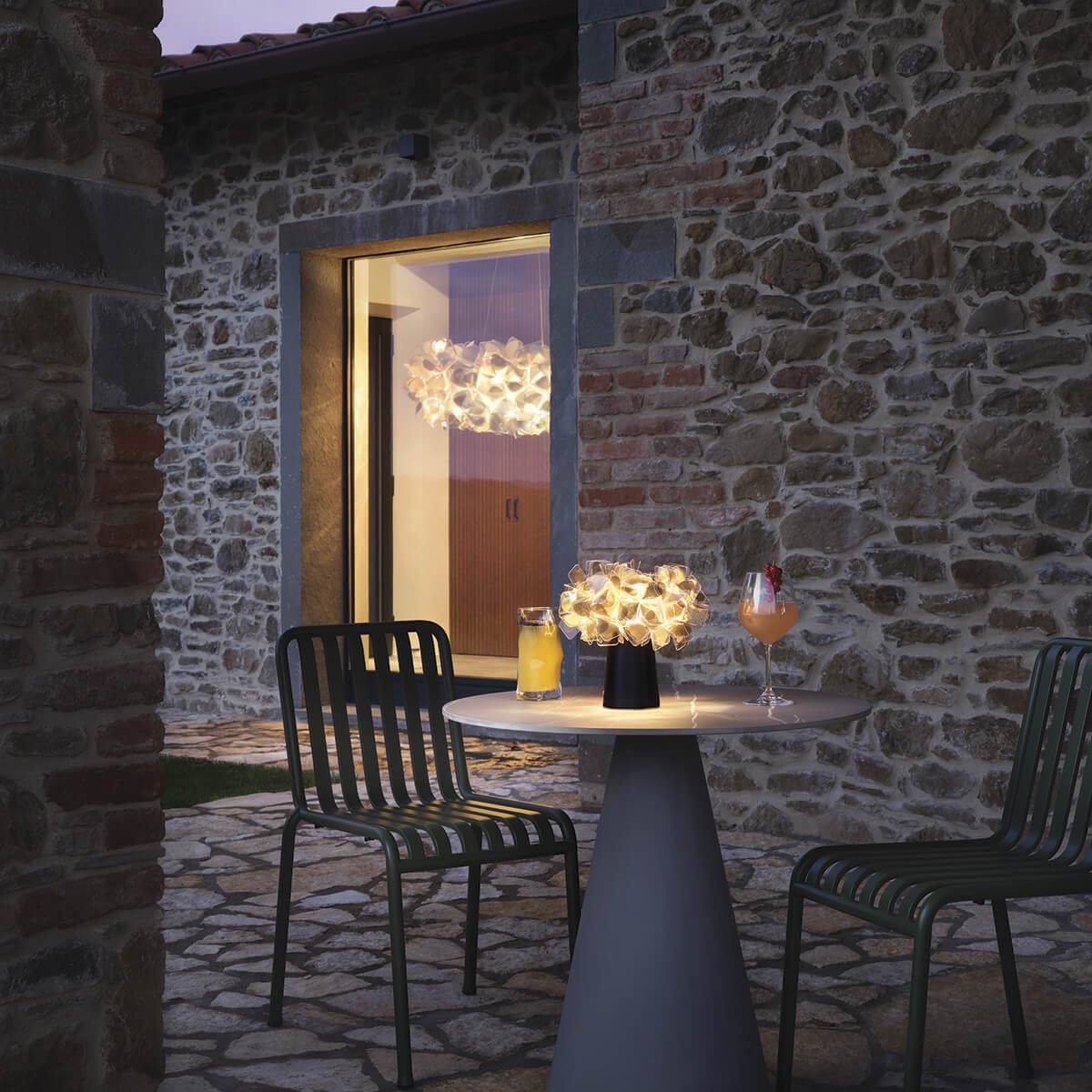 Slamp Clizia Mama Non Mama Battery LED Akkuleuchte, Gold / schwarz