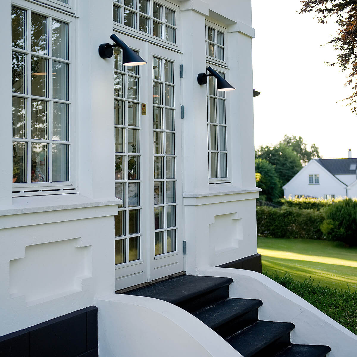 Louis Poulsen AJ 50 LED Wandleuchte, schwarz strukturiert