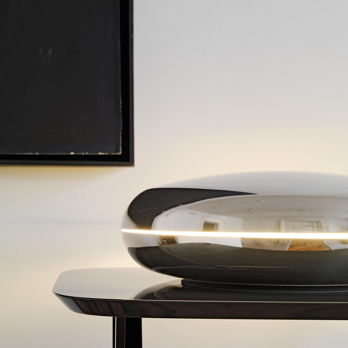 Fontana Arte Loop LED Tischleuchte, Stahl