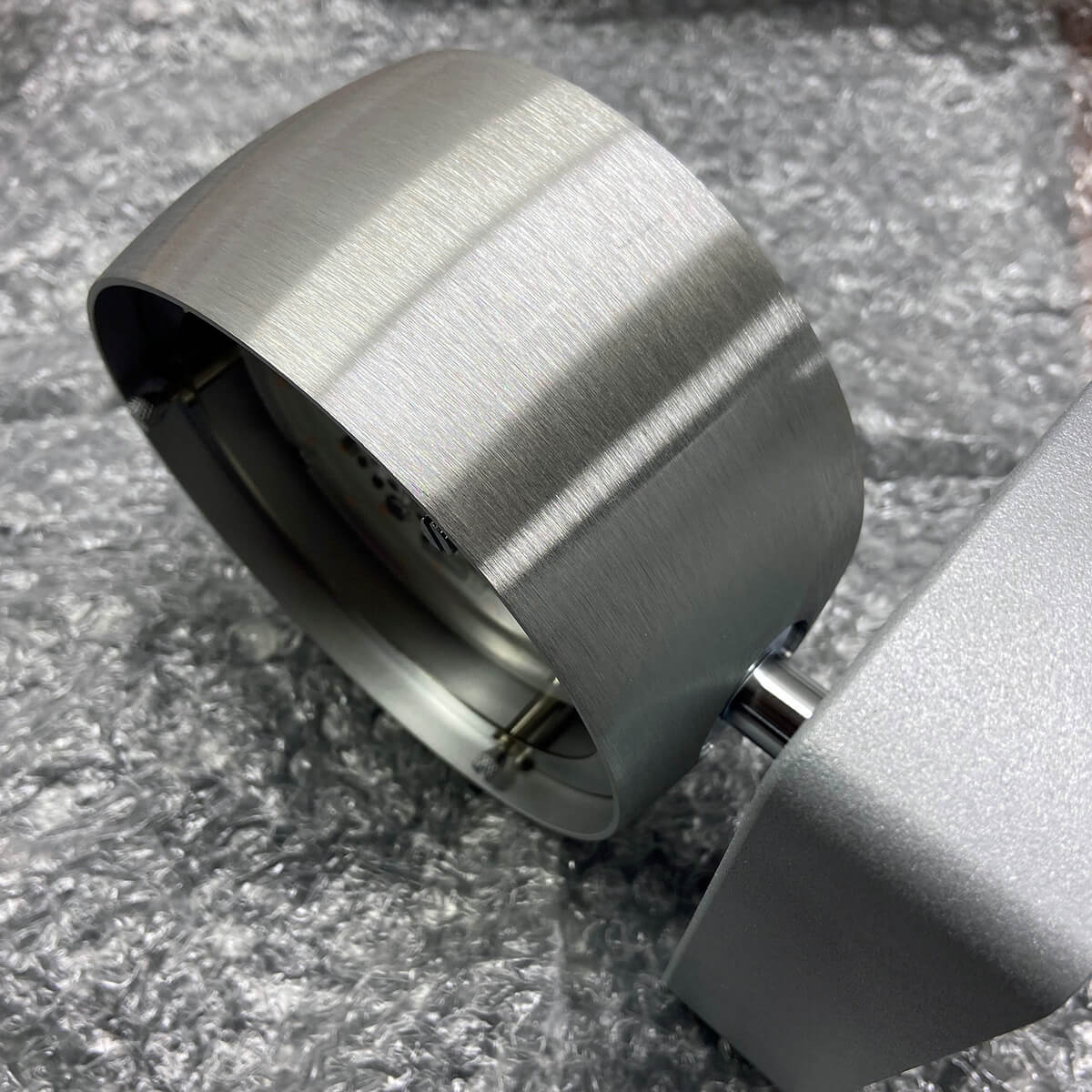 Oligo Grace LED Wandleuchte, B-Ware, Alu gebürstet / Chrom matt, Kratzspur am Kopf (exemplarische Abbildung einer Variante)