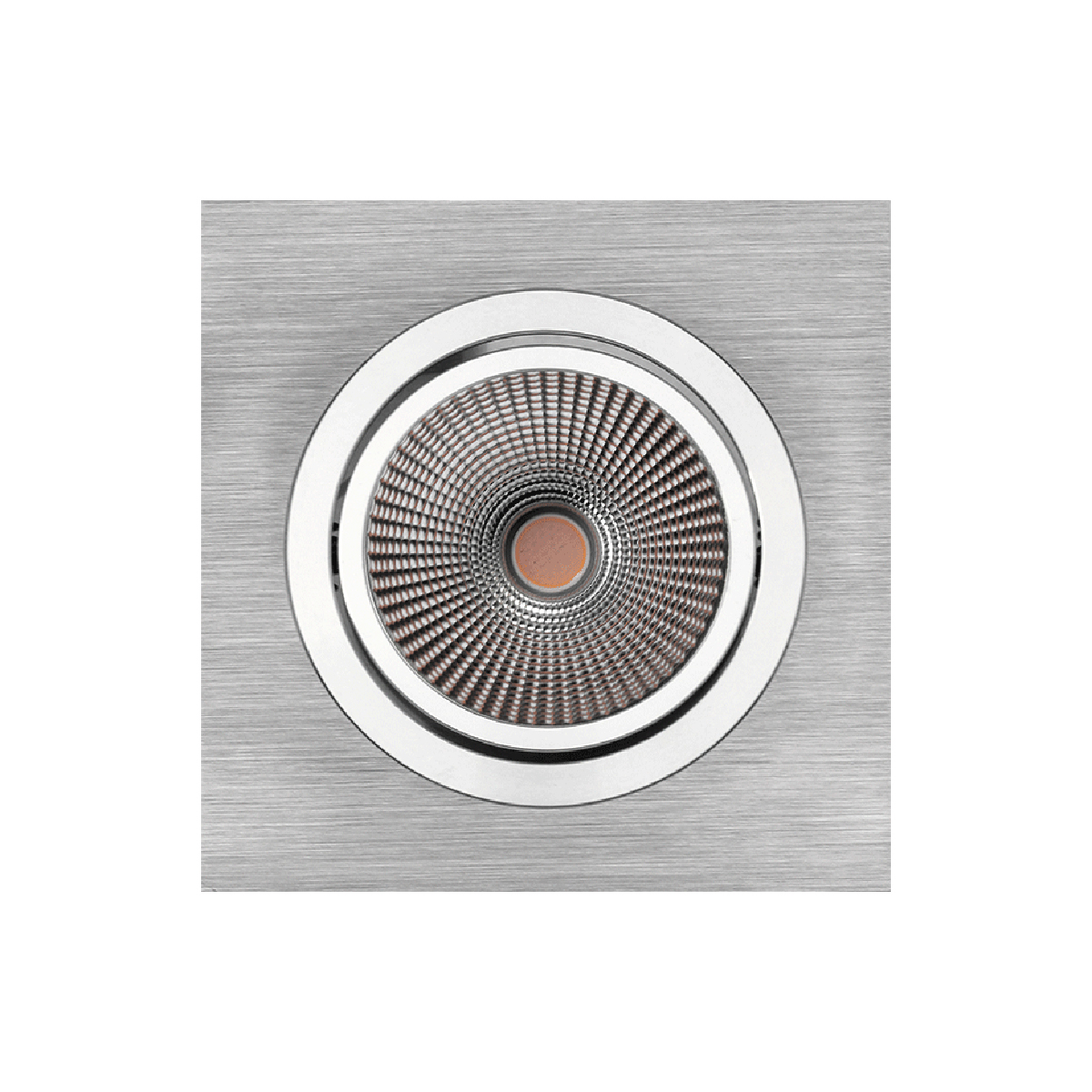MOBiDIM COB Classic Q LED Einbaustrahler, Alu gebürstet, poliert