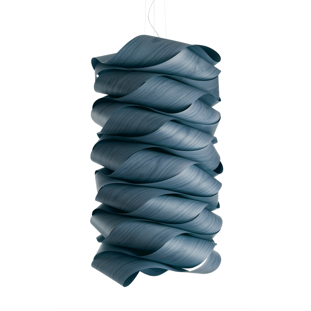 LZF Lamps Link Chain 4 Pendelleuchte, blau