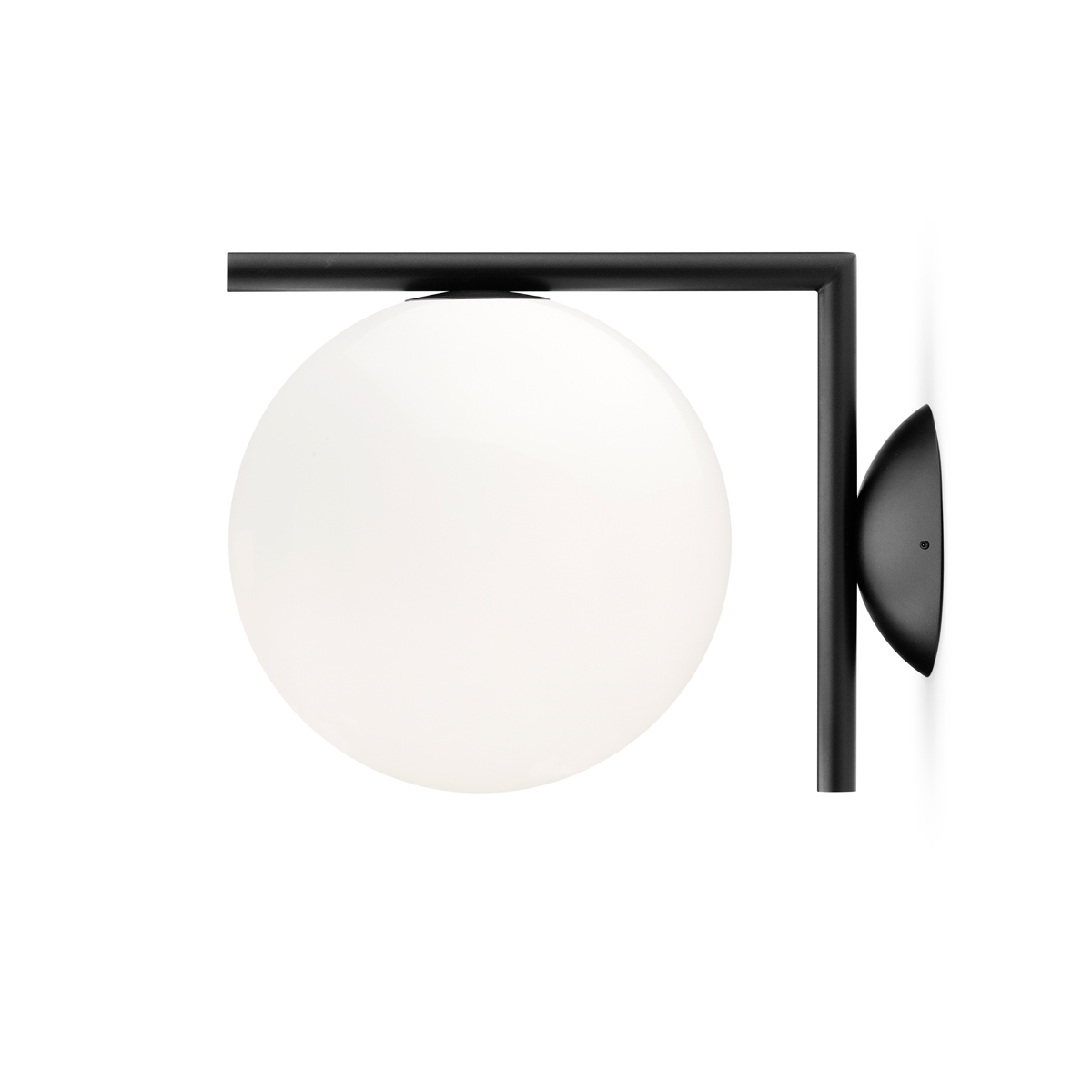 Flos IC C/W1 Wand- / Deckenleuchte, schwarz (©Piero Fasanotto)