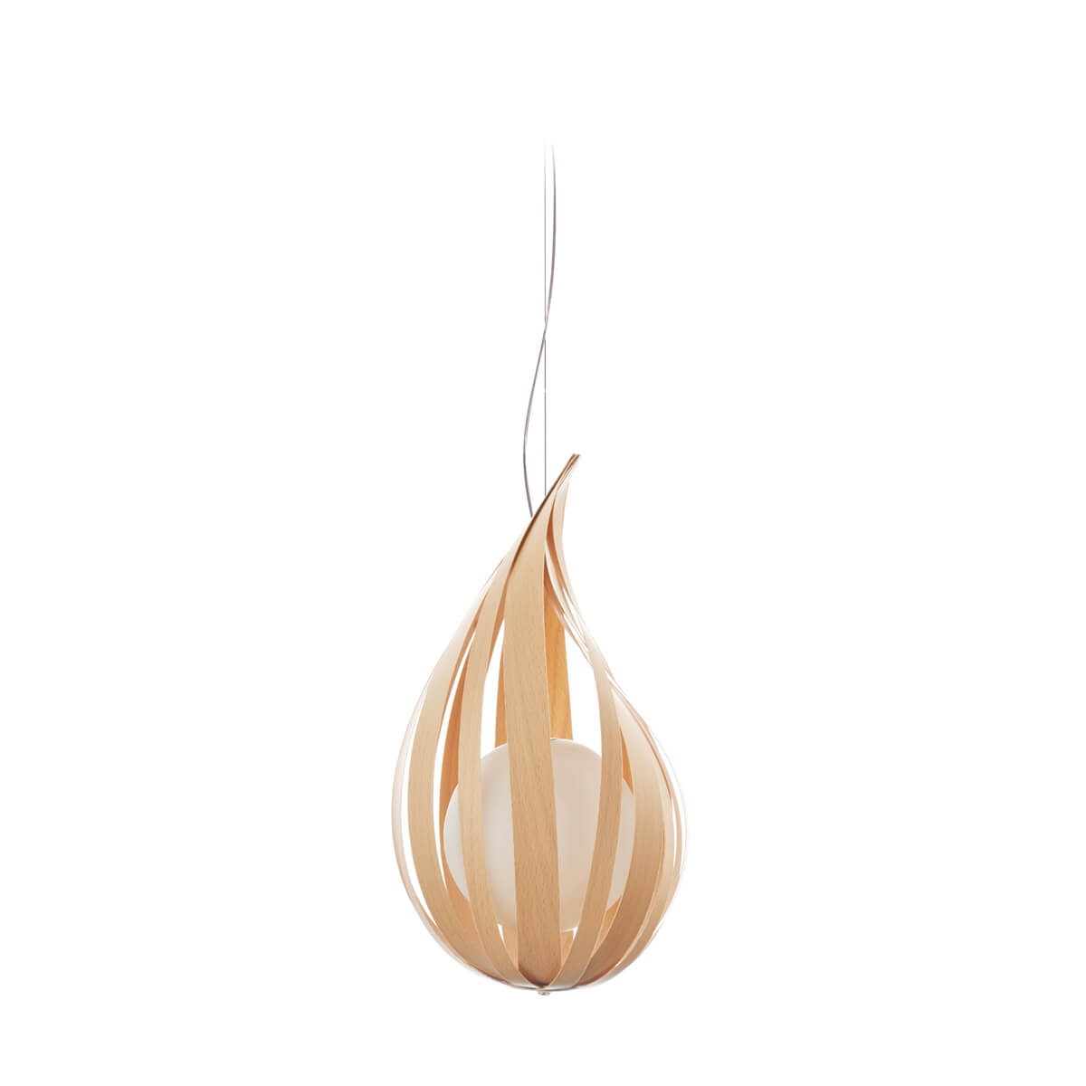 LZF Lamps Raindrop Small Pendelleuchte, Buche