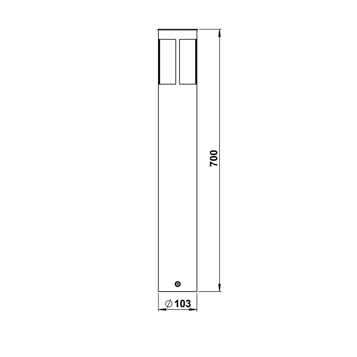 Albert Leuchten 692264 Pollerleuchte