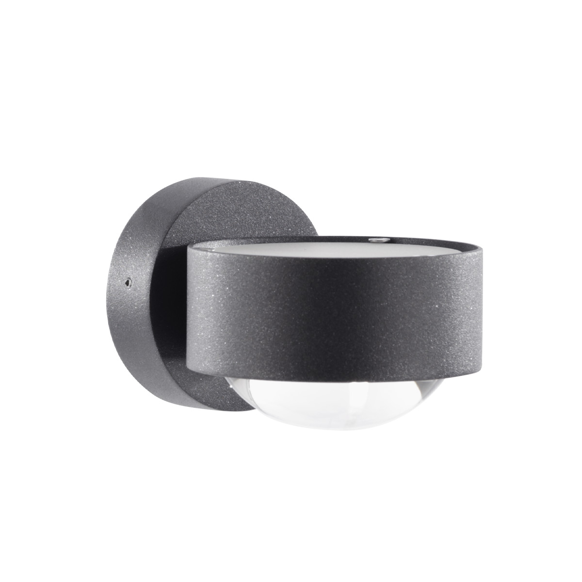 Top Light Puk Mini Wall LED Wandleuchte, Gehäuse, Granit, mit Linse klar / Glas satiniert (nicht inbegriffen) Puk Mini Wall LED Wandleuchte, Gehäuse, 1. Generation
