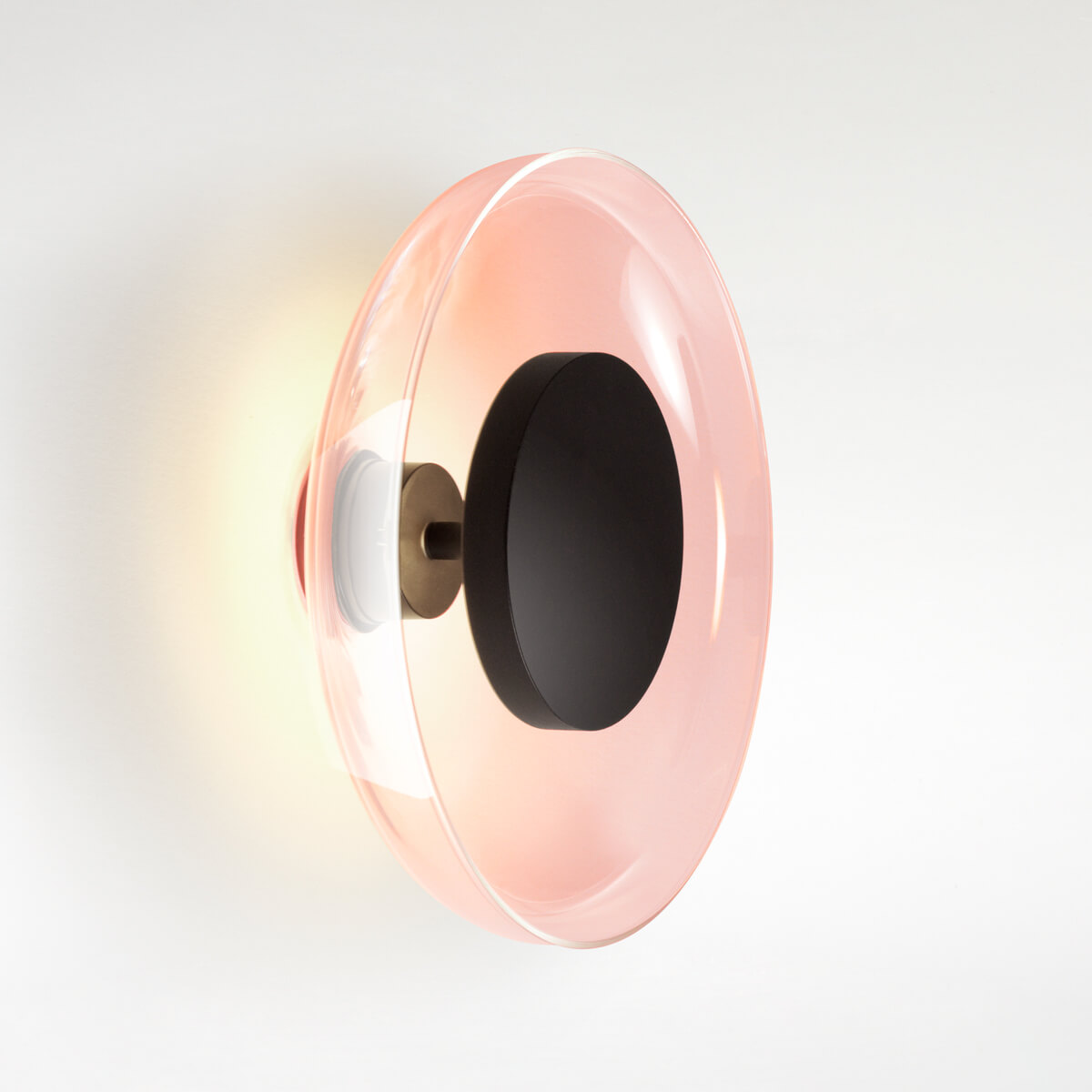 Marset Aura Plus LED Wand- / Deckenleuchte, kupferrot