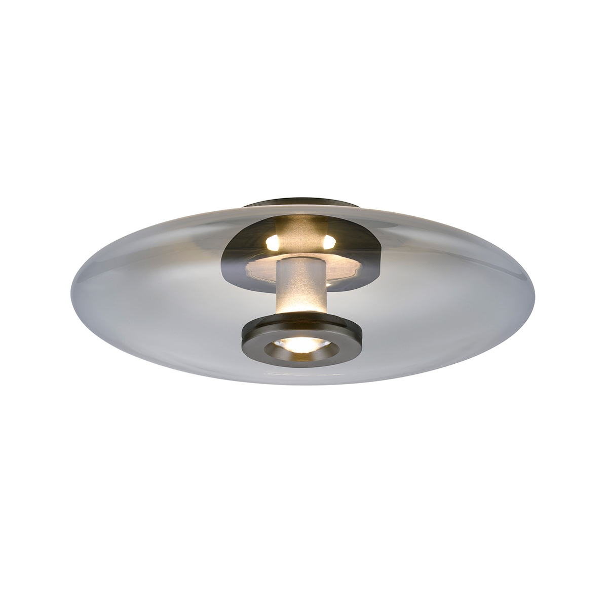 Neuhaus PURE Vitrum LED Deckenleuchte, grau