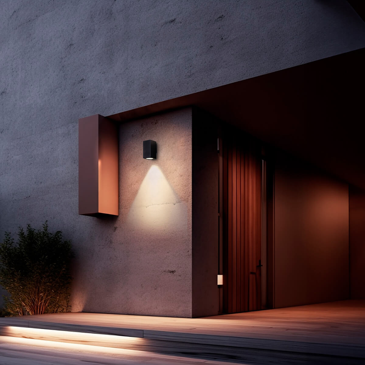 Orange One Monona LED Wandleuchte, schwarz