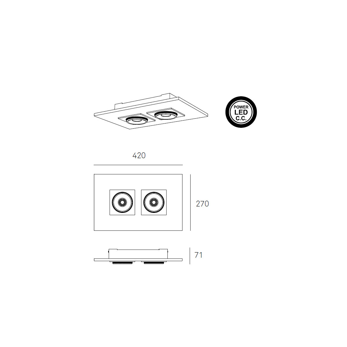 Milan Marc Deckenstrahler, 42 x 27 cm, Zeichnung