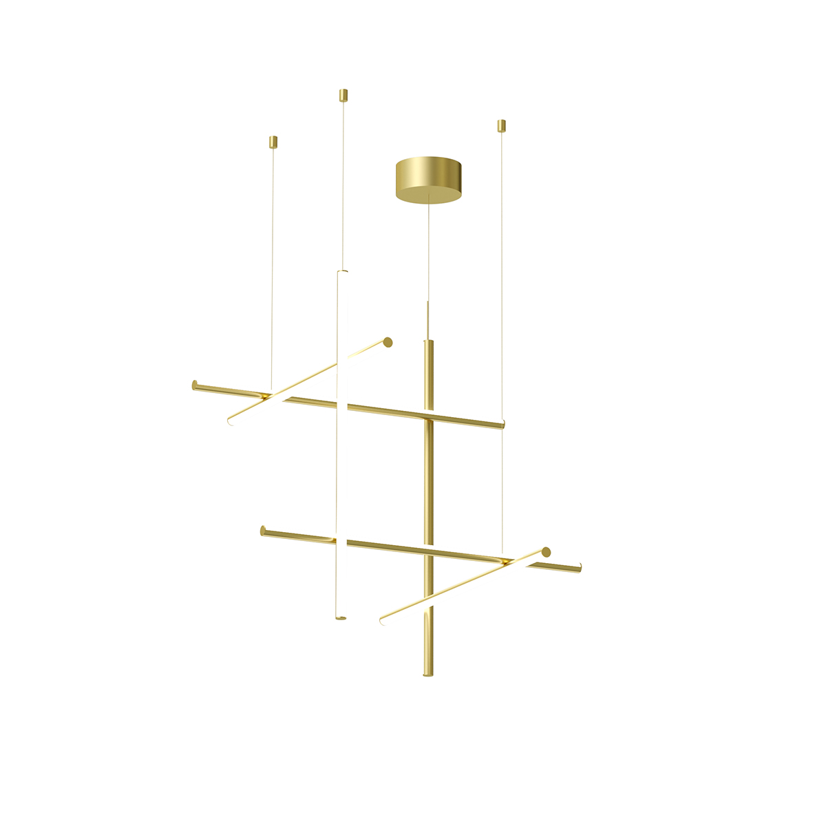 Flos Coordinates S3 LED Pendelleuchte, champagner eloxiert Coordinates S3 LED Pendelleuchte