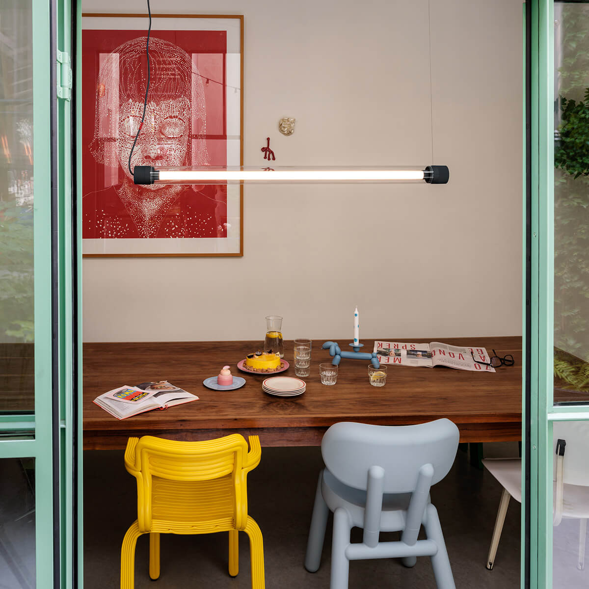 Fatboy Tjoep Large LED Wand- / Pendelleuchte, anthrazit