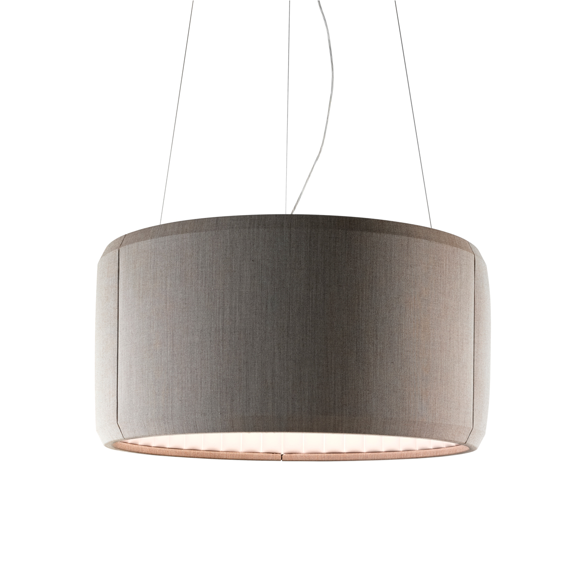 Luceplan Silenzio Sospensione, Ø: 90 cm, sandfarben