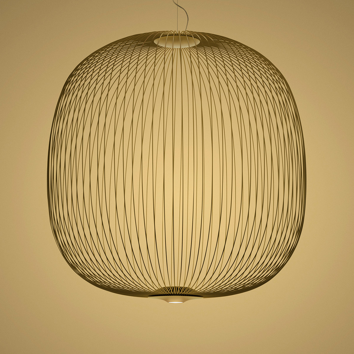 Foscarini Spokes 2 Large LED Sospensione, oro (Gold)