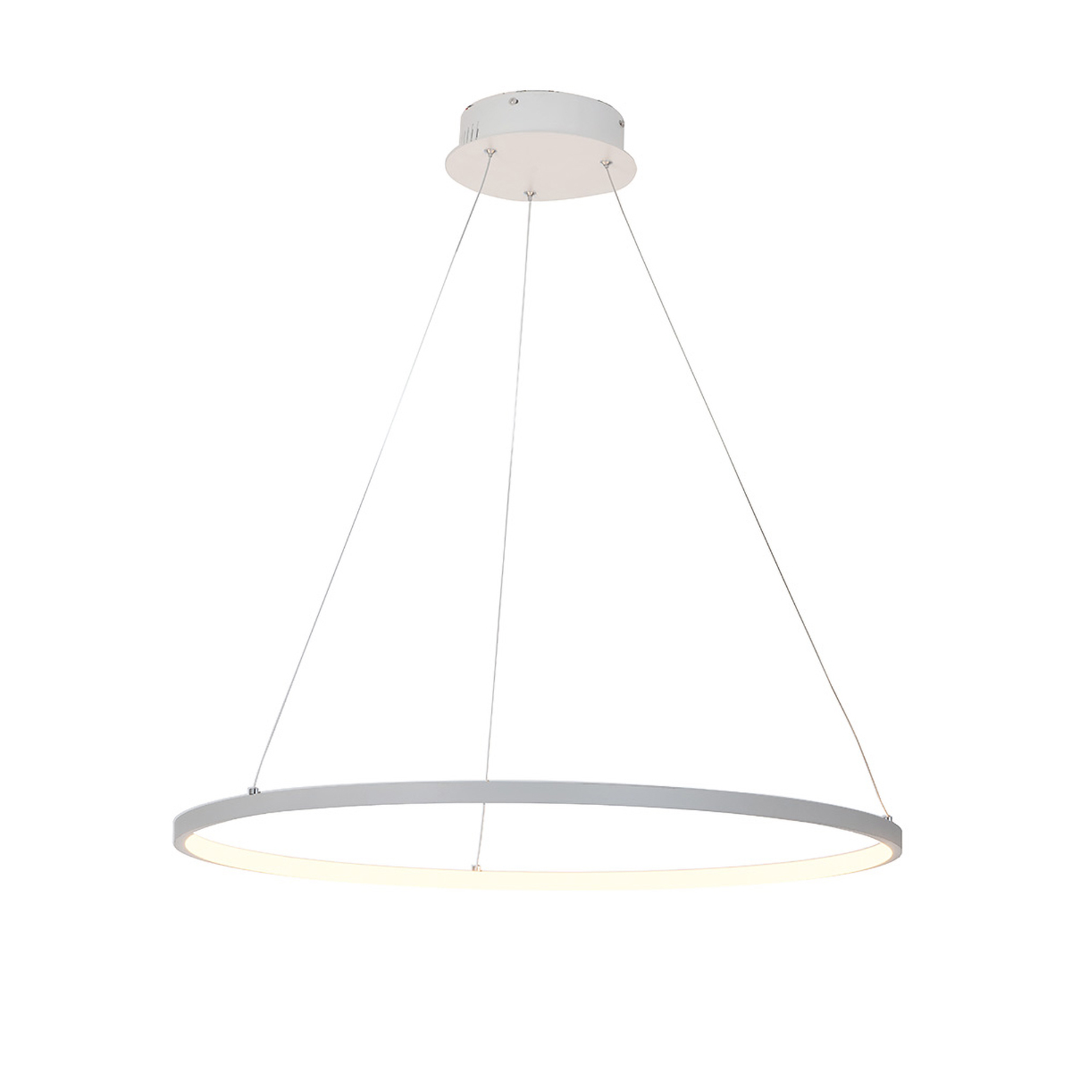 Orange One Messina Ring LED Pendelleuchte, Ø: 100 cm, weiß