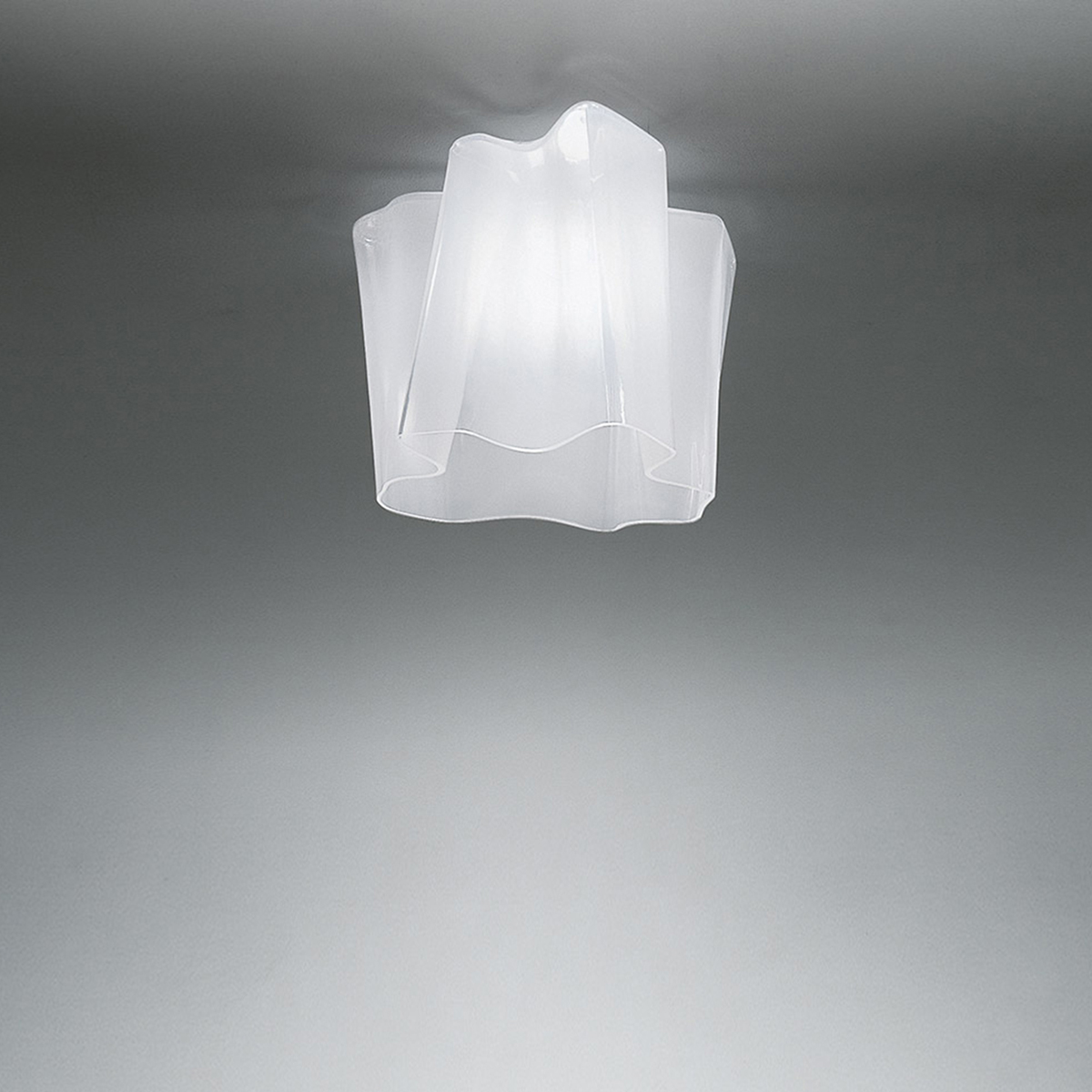 Artemide Design Logico Mini Soffitto, Singola, 1 Glas: milchig weiß