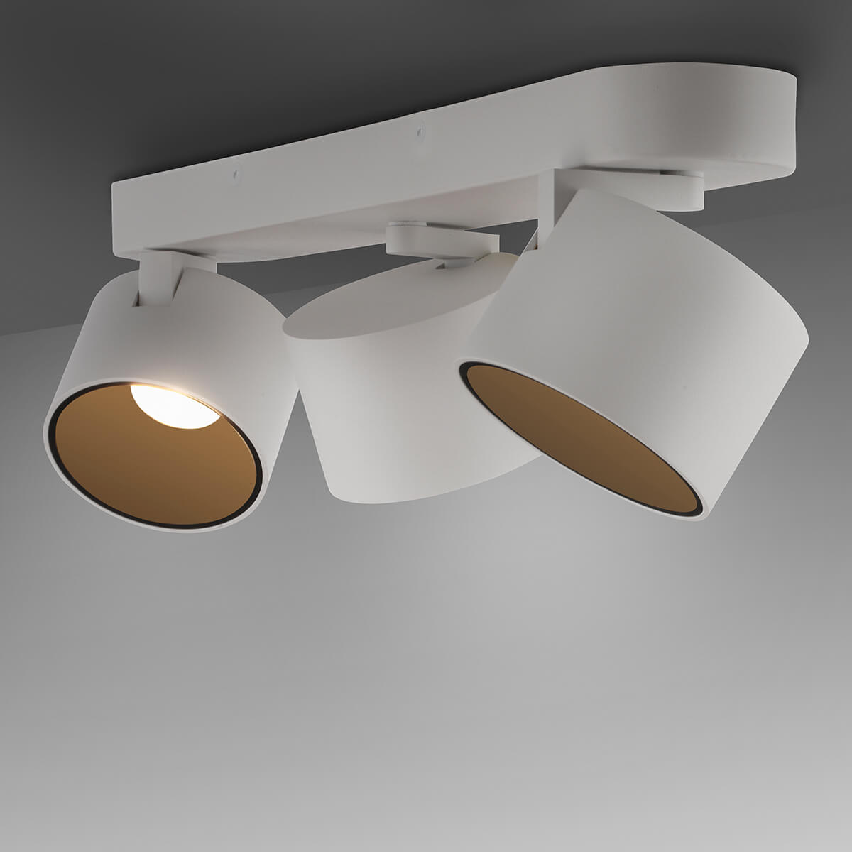 PURE Cup LED Deckenleuchte, 3-flg.