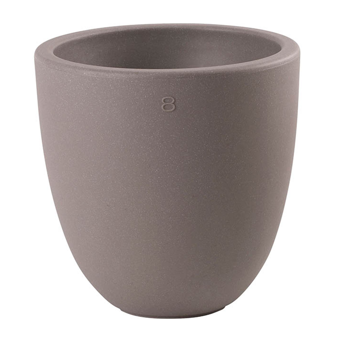8 seasons design Shining Curvy Pot S Dekoleuchte, taupe (ausgeschaltet)