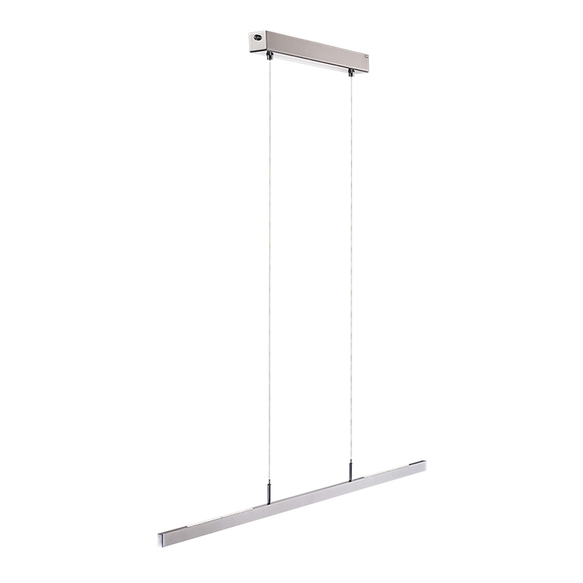 B+M Leuchten Easy LED Pendelleuchte, Nickel matt / Chrom