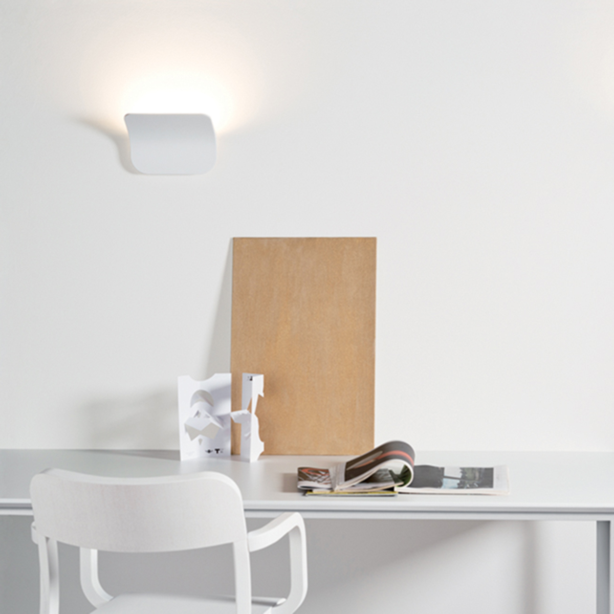 Rotaliana Tide W0 LED Wandleuchte 3000 K, weiß matt