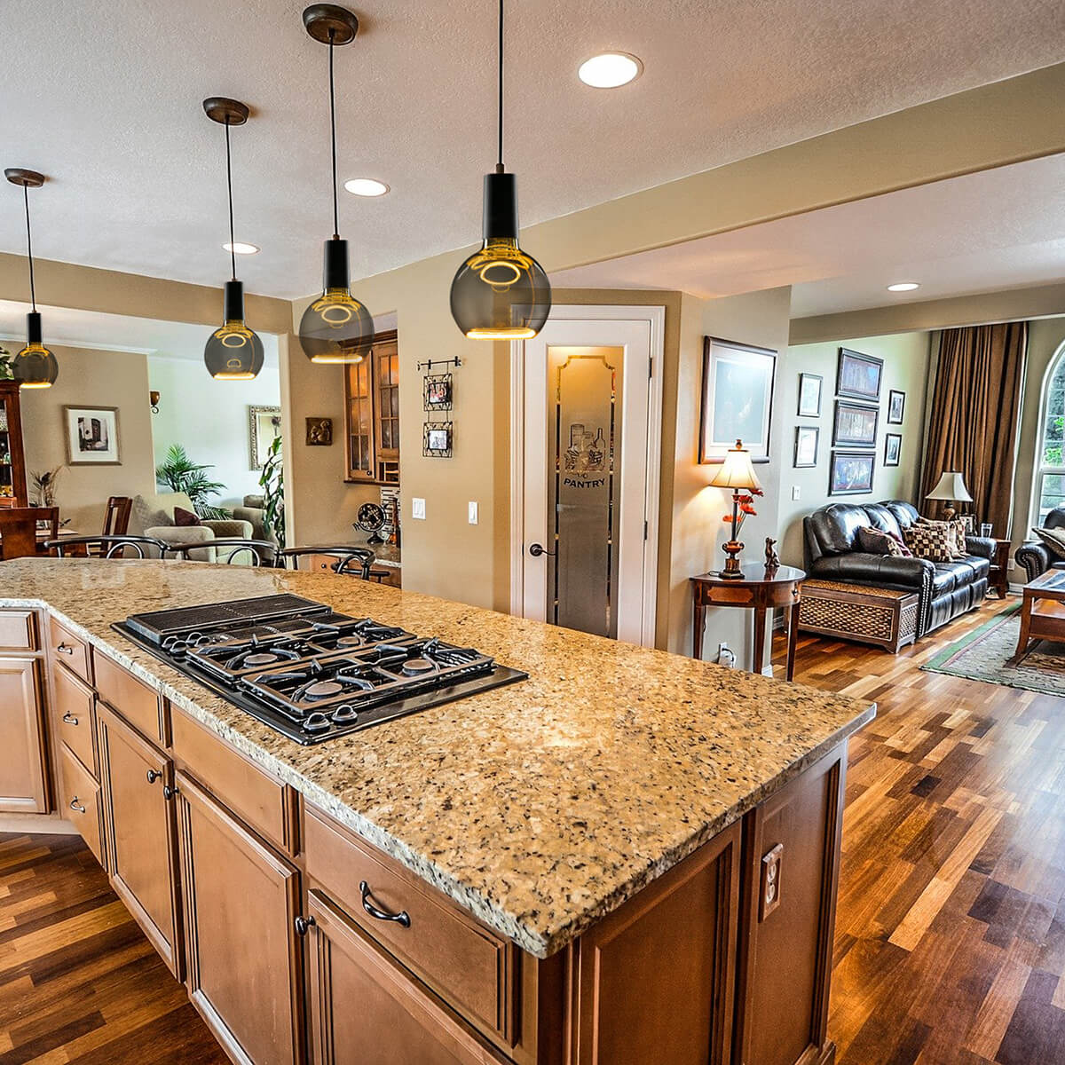 Segula LED Floating Globe 125 smokey grau E27, 6 W, 1900 K, dimmbar, Ø: 12,5 cm