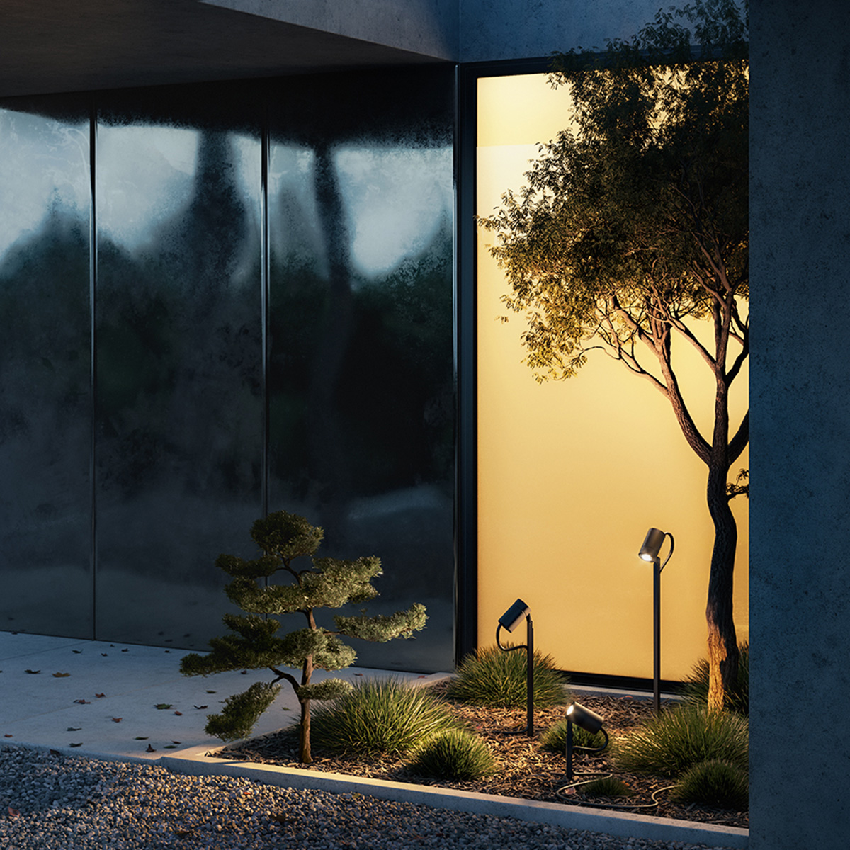 IP44.DE Piek 100 LED Spießstrahler, Ambiente