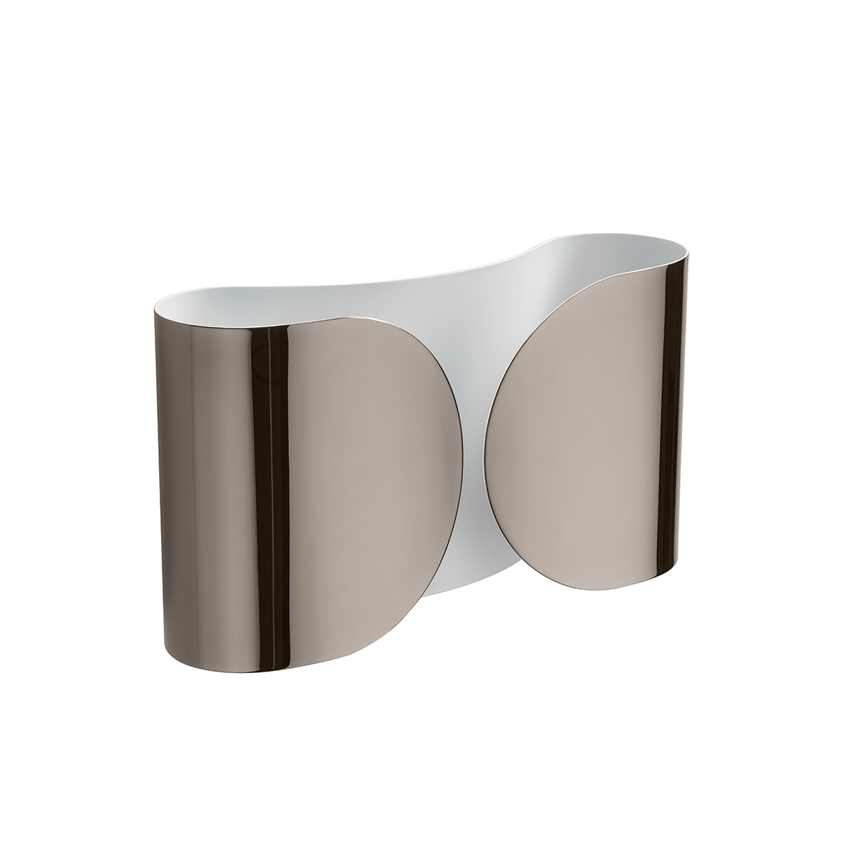 Flos Foglio Wandleuchte, Schwarznickel (ausgeschaltet) (©Piero Fasanotto)