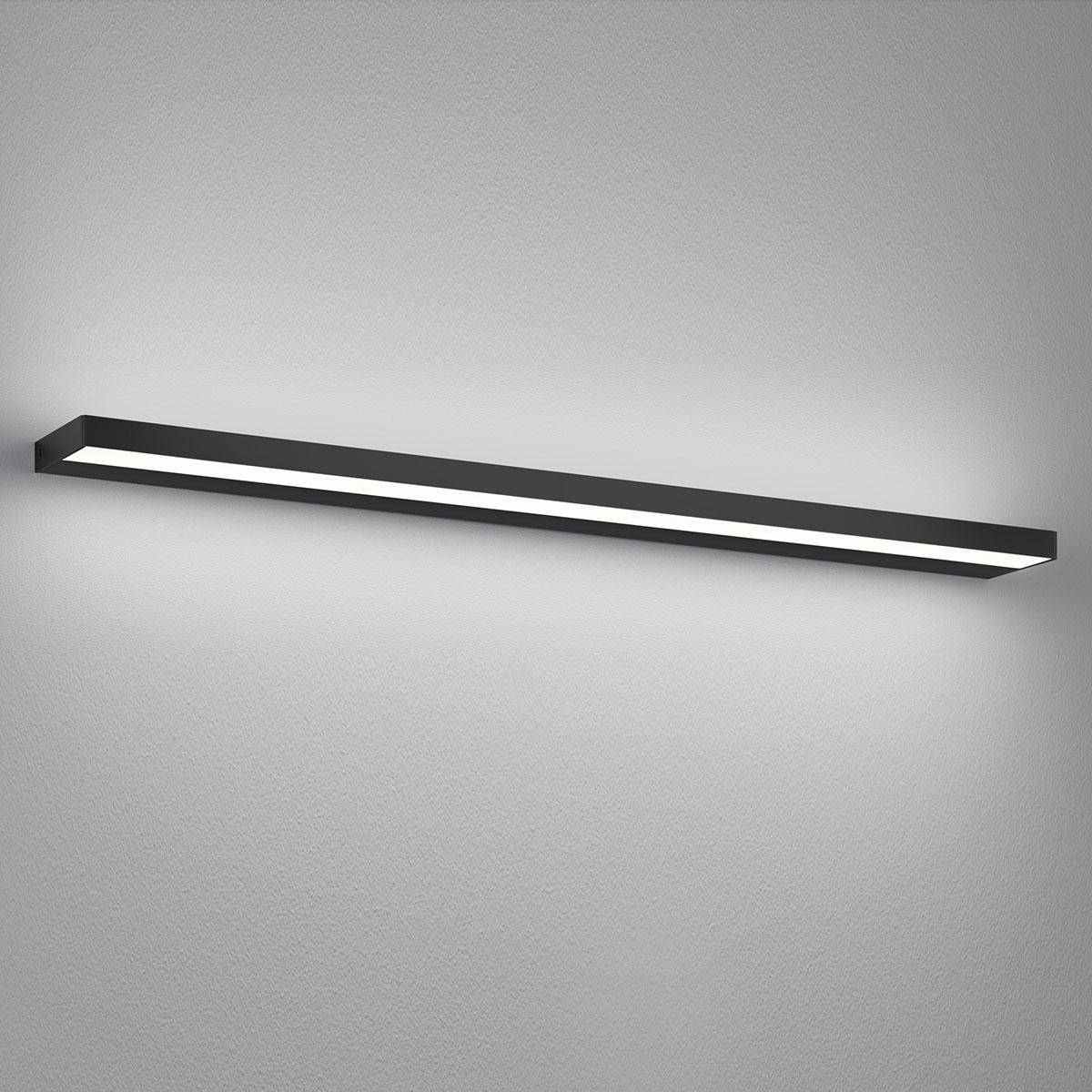 Helestra Slate LED Wand- / Spiegelleuchte, Länge: 90 cm, schwarz matt