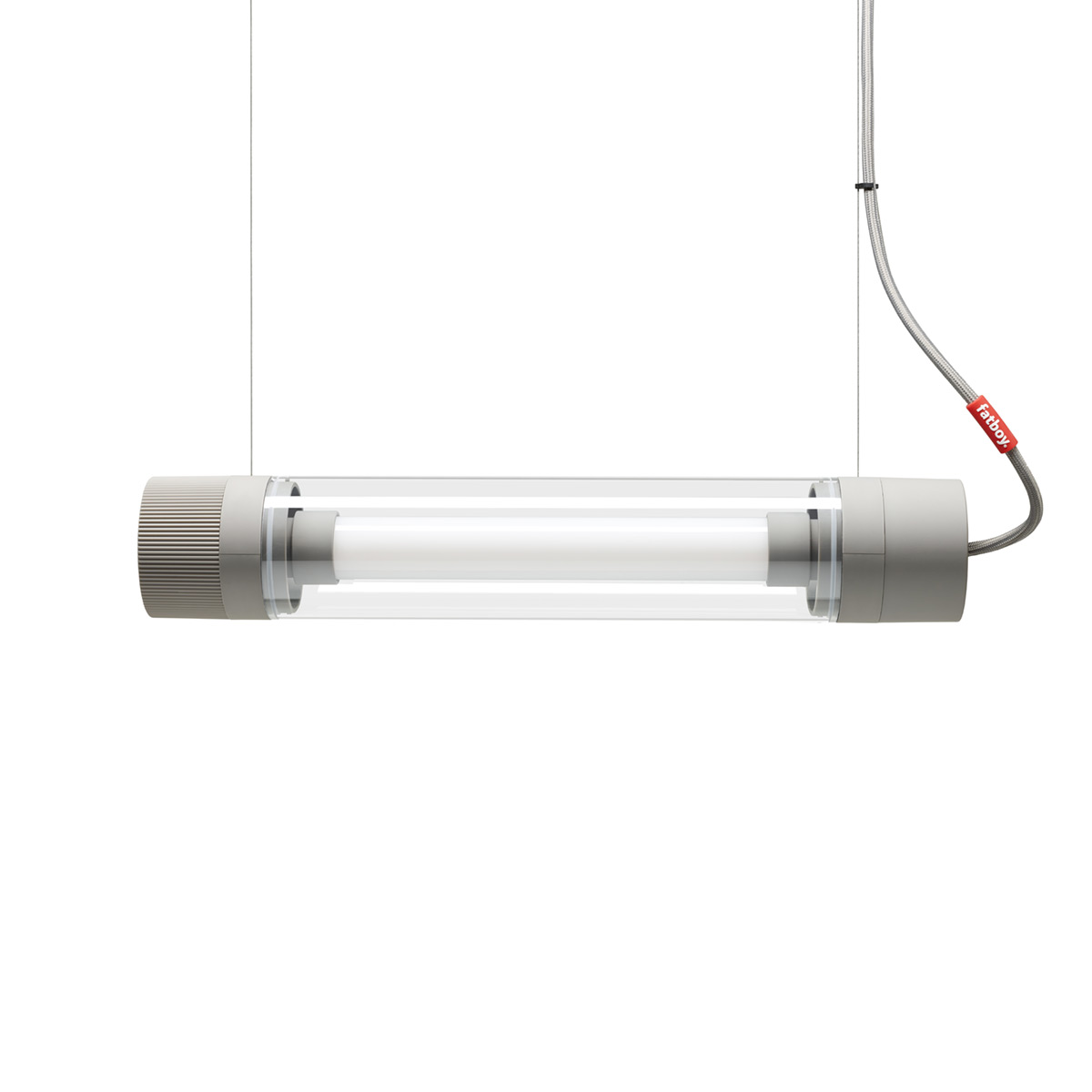Fatboy Tjoep Small LED Wand- / Pendelleuchte, hellgrau (Montage als Pendelleuchte)