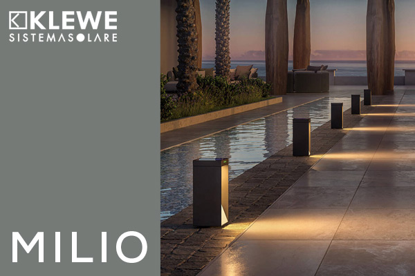 Klewe Milio LED Akku-Solarleuchten für moderne Gärten Klewe Milio LED Akku-Solarleuchten für moderne Gärten