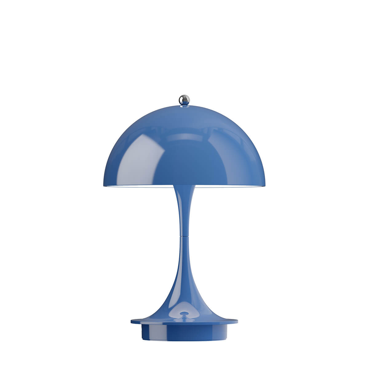 Louis Poulsen Panthella 160 Portable V3 LED Akkuleuchte, opak indigo – Design by Verner Panton